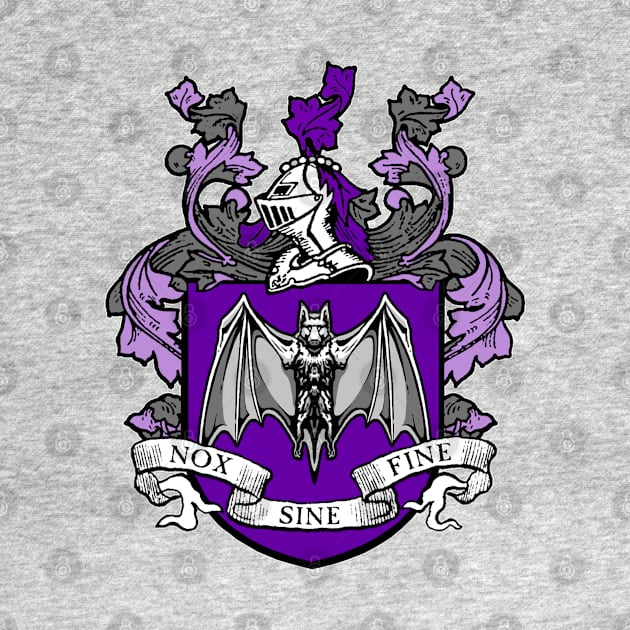 Bat Crest (Purple) by artofadornment
